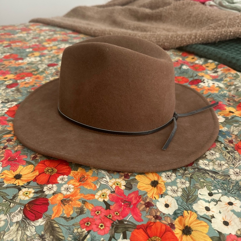 Aritzia Brown Hat with Black Band from Aritzia